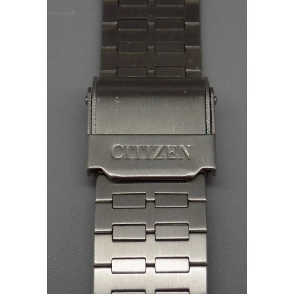 Citizen Wrist Watch Stainless Band Steel 20mm 6.5 Inches Long